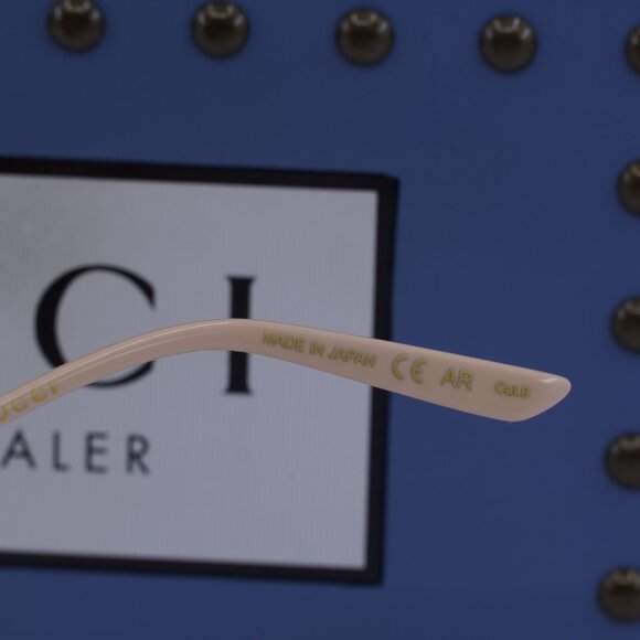 Gucci GG0432S 001 Aviator Sunglasses - Gold\Transparent - Picture 7 of 10